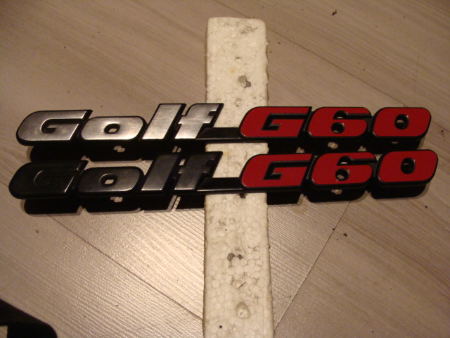Emblemat Golf 2 G60 GTI RALLYE