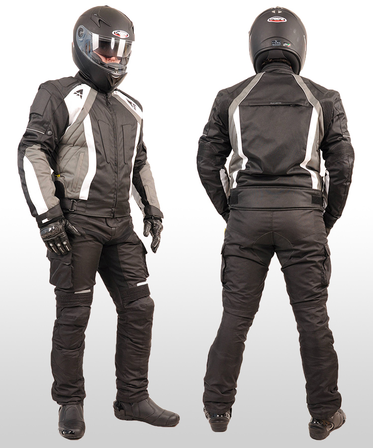 KURTKA+SPODNIE KOMBINEZON MOTOCYKLOWY KOM021 XL