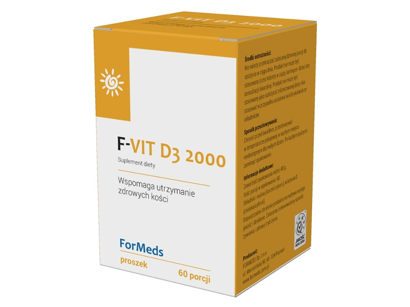ForMeds F-VIT D3 2000 Witamina D Proszek Kości 48g ...