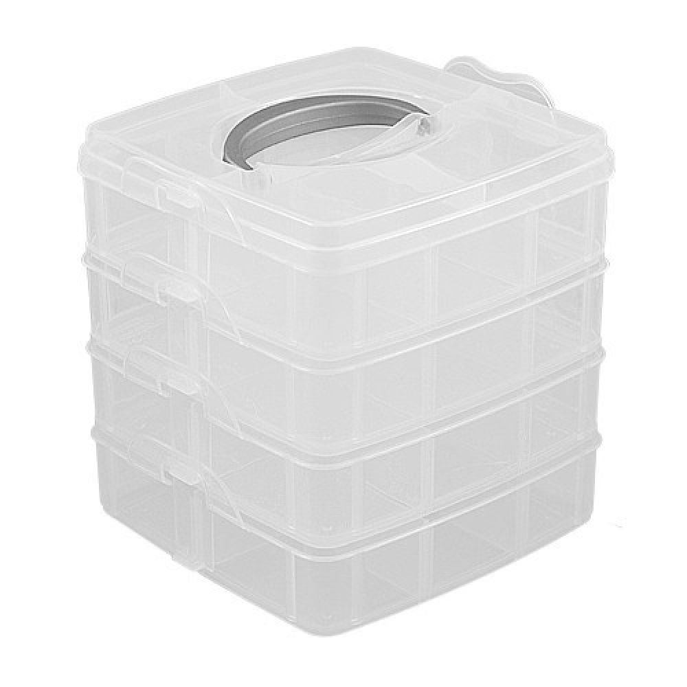 org66 Pojemnik organizer piętrowy 5cz. 150x150x170