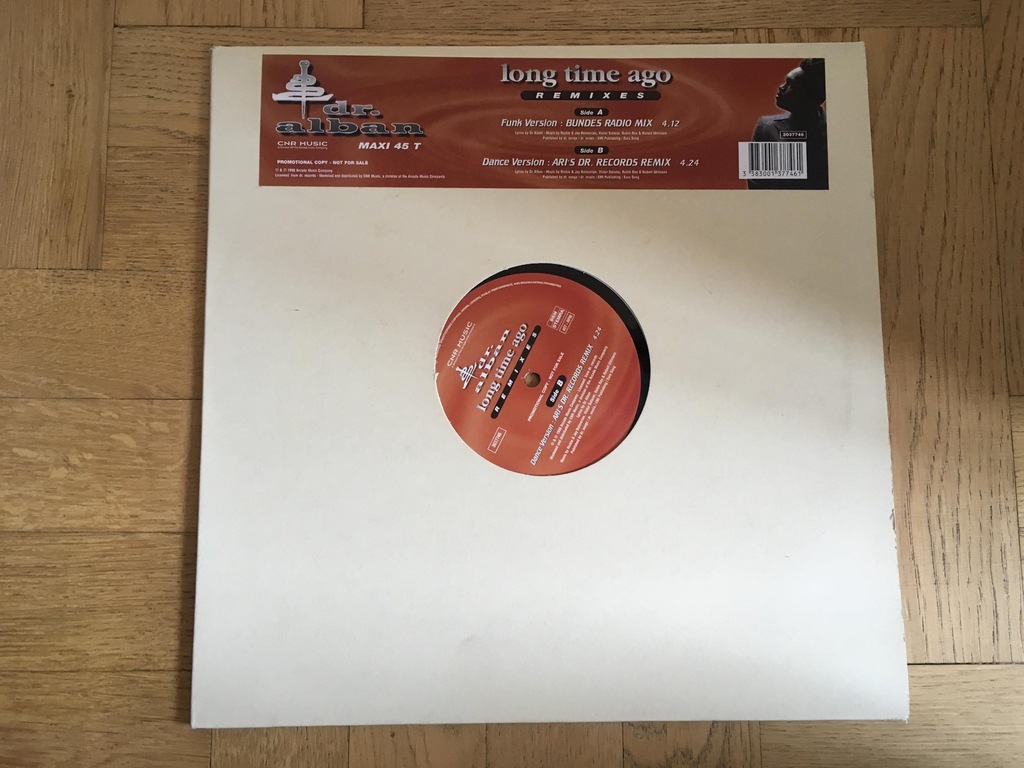DR. ALBAN - LONG TIME AGO / REMIXES / maxi 12''