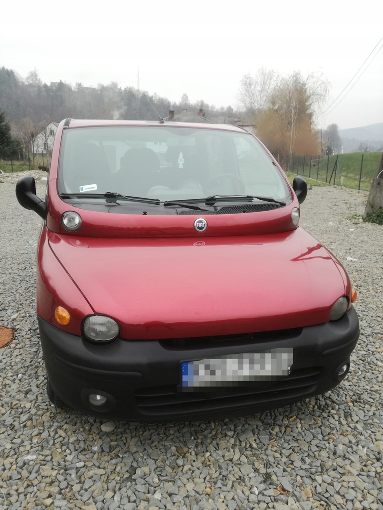 Samochod Fiat Multipla benzyna+lpg Tanio Salon Hak