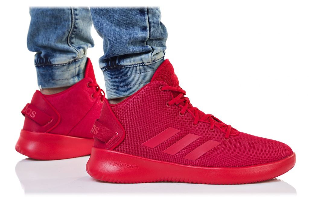 BUTY ADIDAS MĘSKIE CF REFRESH MID DA9669 CZERWONE