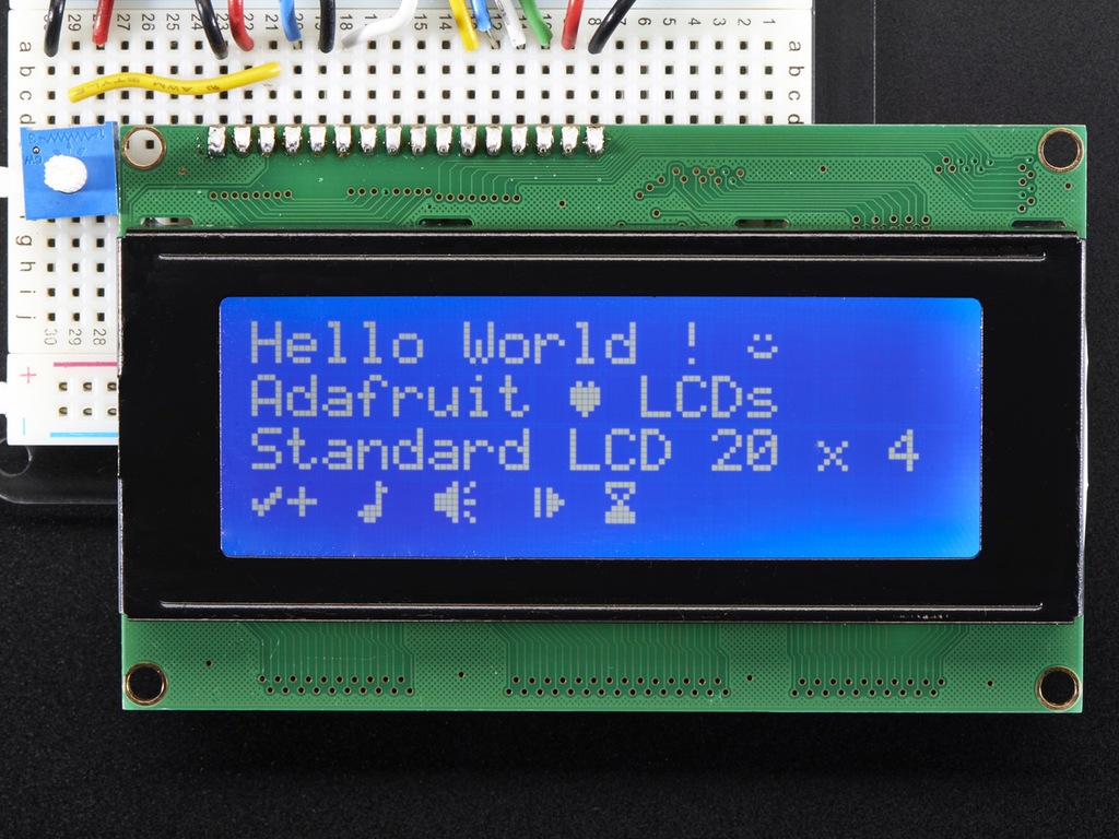 WYŚWIETLACZ 204ZFA LCD DISPLAY 4X20 BLUE