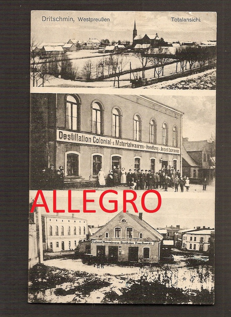 OSIE - DRZYCIM (DRITSCHMIN) SKLEP KOLONIALNY 1908