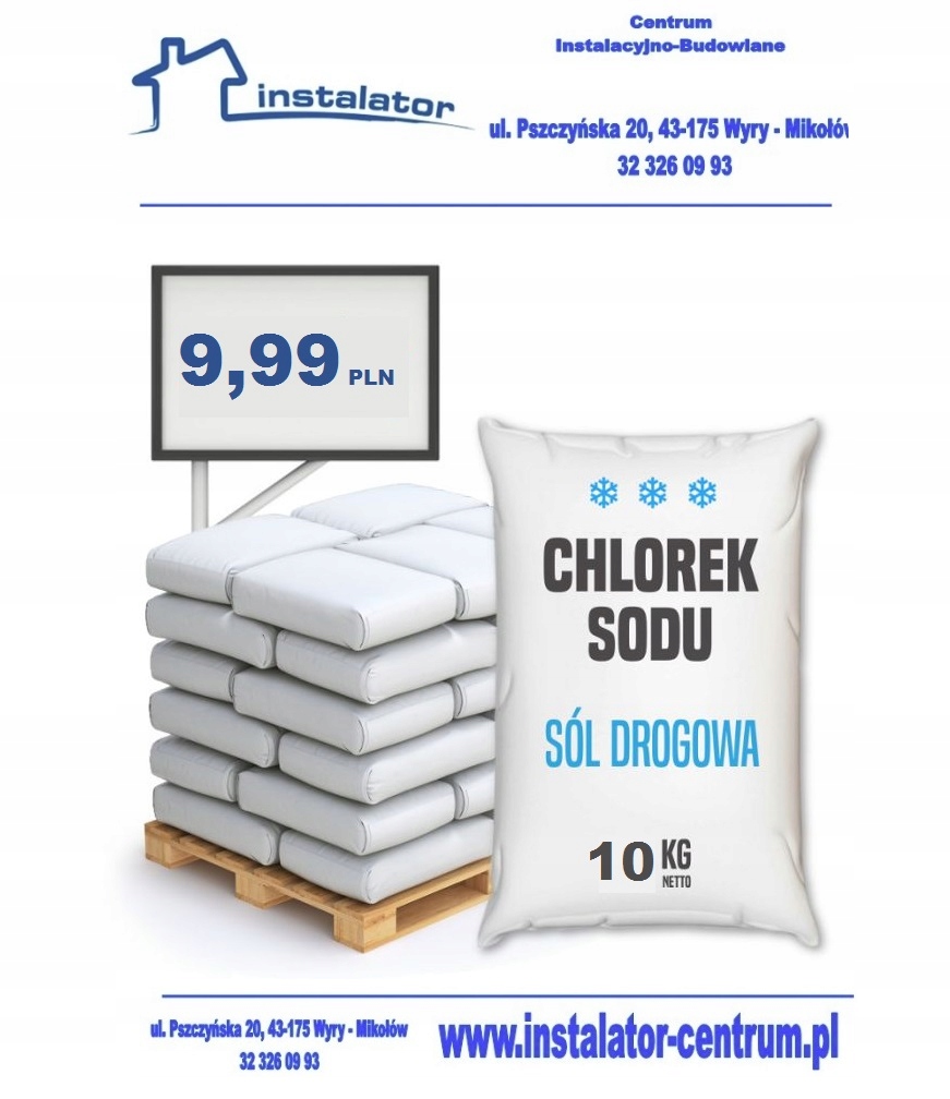 Sól drogowa chlorek sodu Śląsk Mikołów