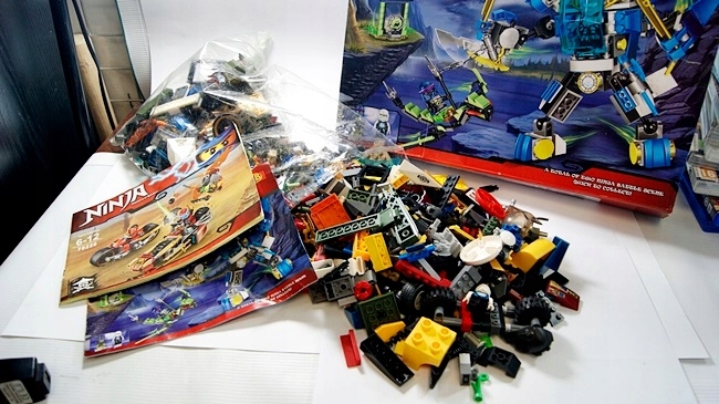 DUŻY ZESTAW KLOCKÓW CB TOYS NINJA - LICYTACJA!!!