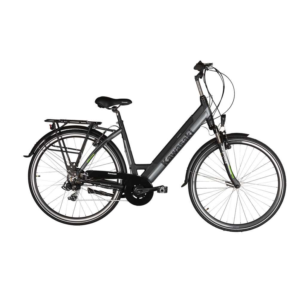 Trekkingowy damski rower elektryczny Kawasaki 250W 7350493260
