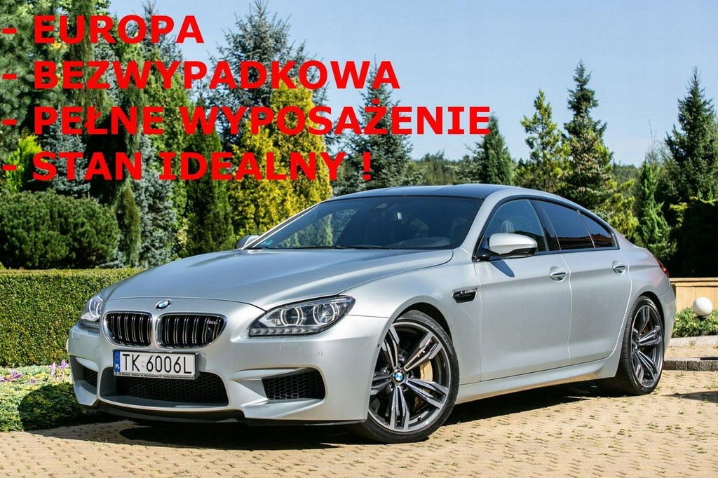 BMW M6 Gran Coupe. Nowa 842 000,00 zł.