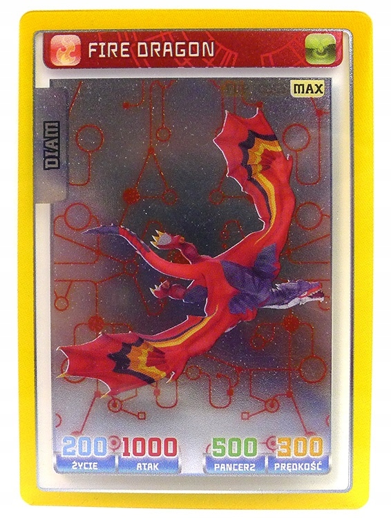 INVIZIMALS STARCIE ŁOWCÓW FIRE DRAGON 40 diament