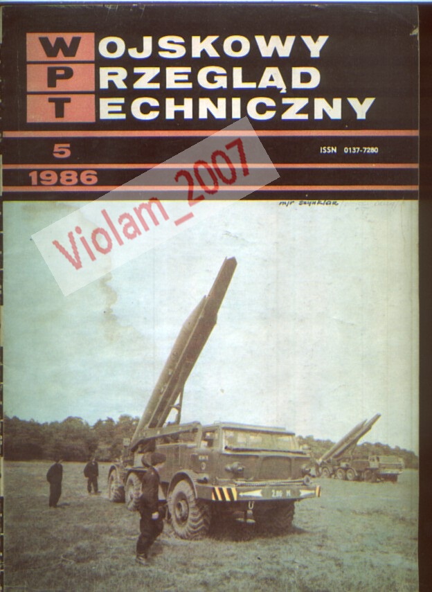 Wojskowy Przegląd Techniczny 1986 05