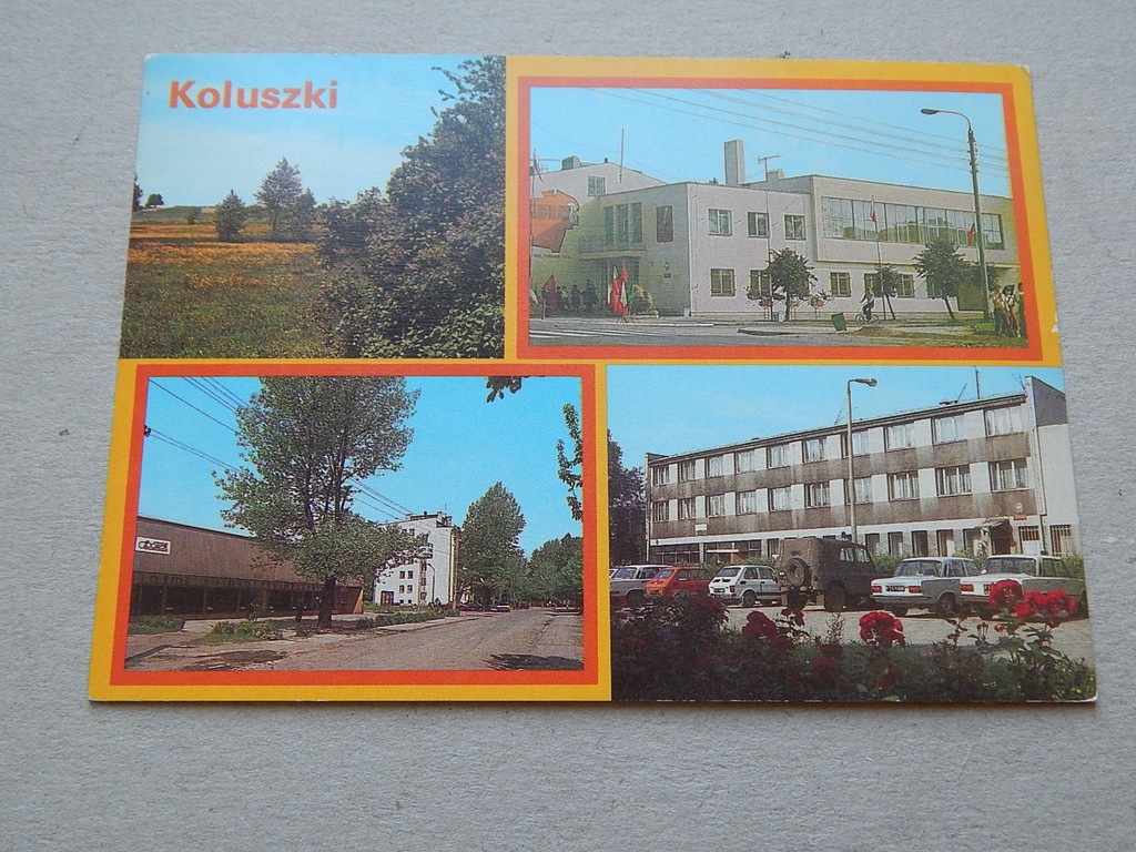 Koluszki urząd dworzec PKP samochód Gazik KAW