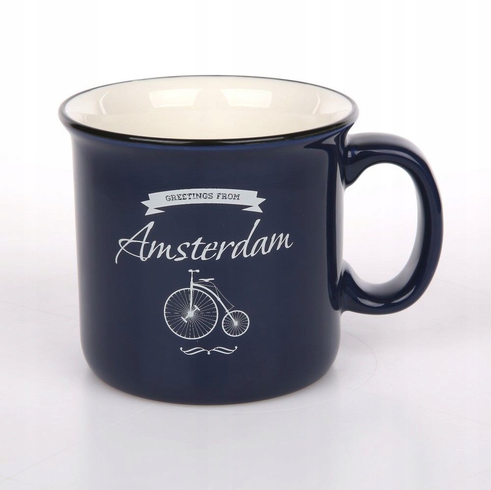 KUBKI KUBEK PORCELANOWY 480 ML MIASTA AMSTERDAM