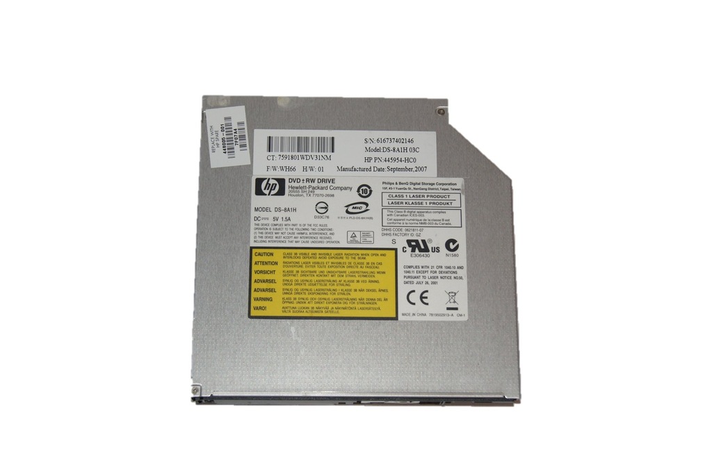 NAGRYWARKA NAPĘD DVD HP DS-8A1H ATA