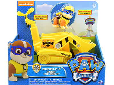 LBT RUBBLE Z POJAZDEM PSI PATROL FIGURKA SAMOCHÓD