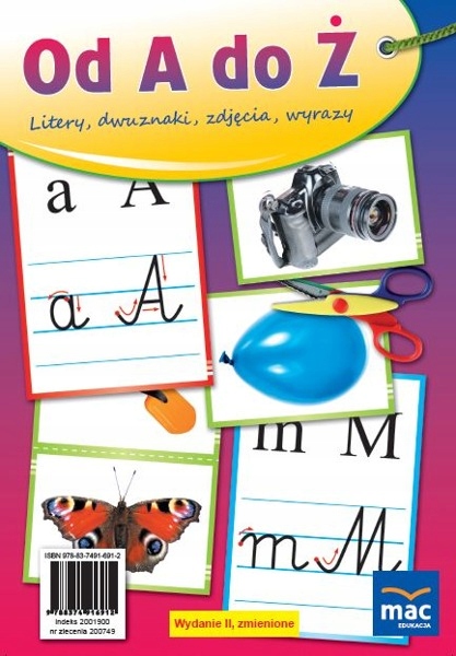 Alfabet od A do Ż. Nauka Pisania MAC Edukacja