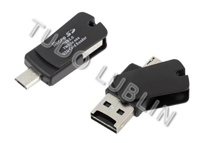CZYTNIK KART MICRO SD USB + MICRO USB