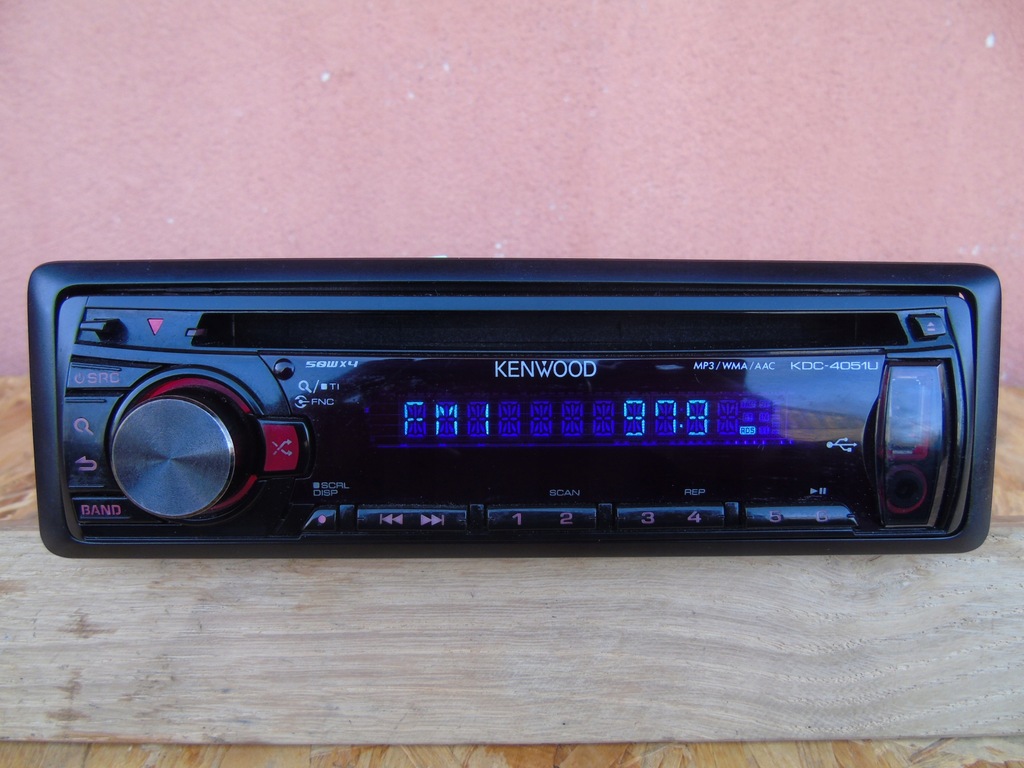 RADIO Kenwood KDC-4051U CD MP3 WMA USB 4*50 W - 7696046588 - oficjalne  archiwum Allegro