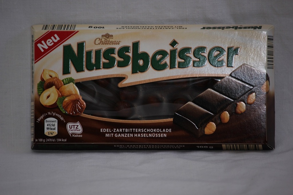 CZEKOLADA NIEMIECKA NUSSBEISSER 100g z ORZECHAMI