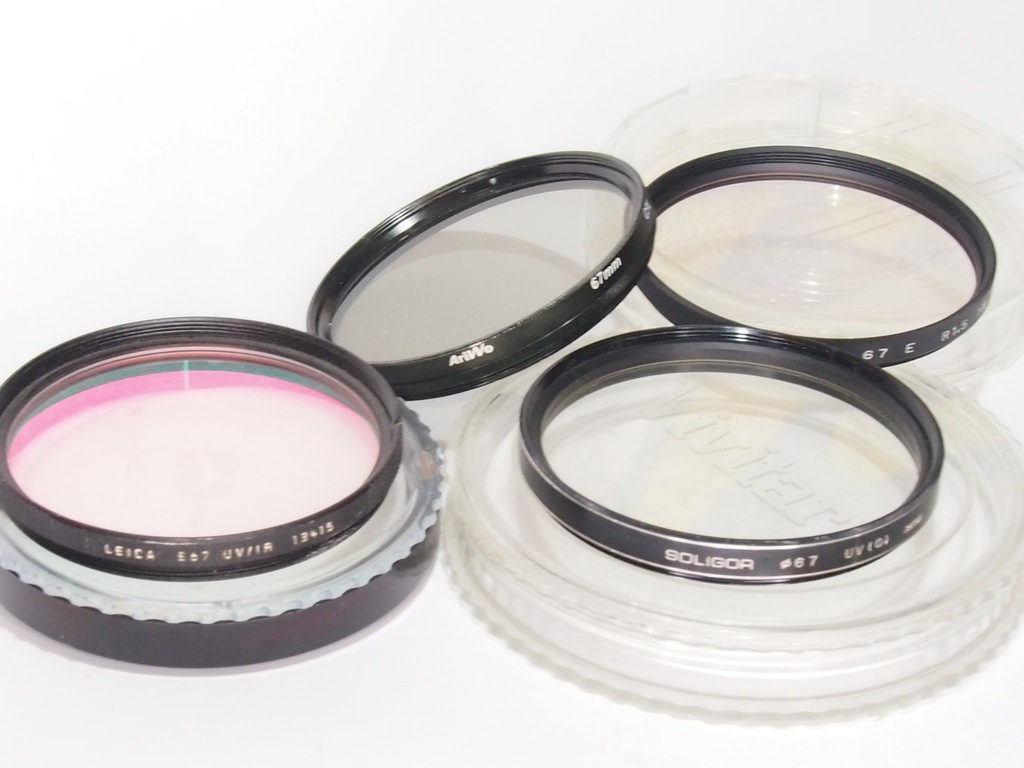 Mix filtrów filtry 67mm ( leica ) ( soligor ) 