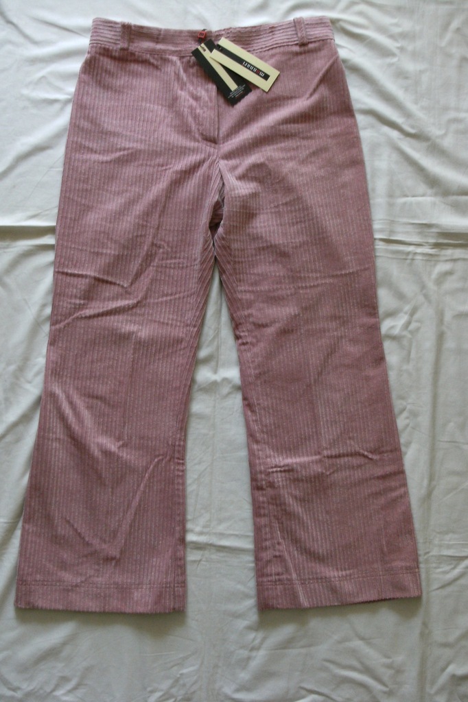 MONNARI spodnie sztruksowe-różowe -rozm.42/44 NOWE