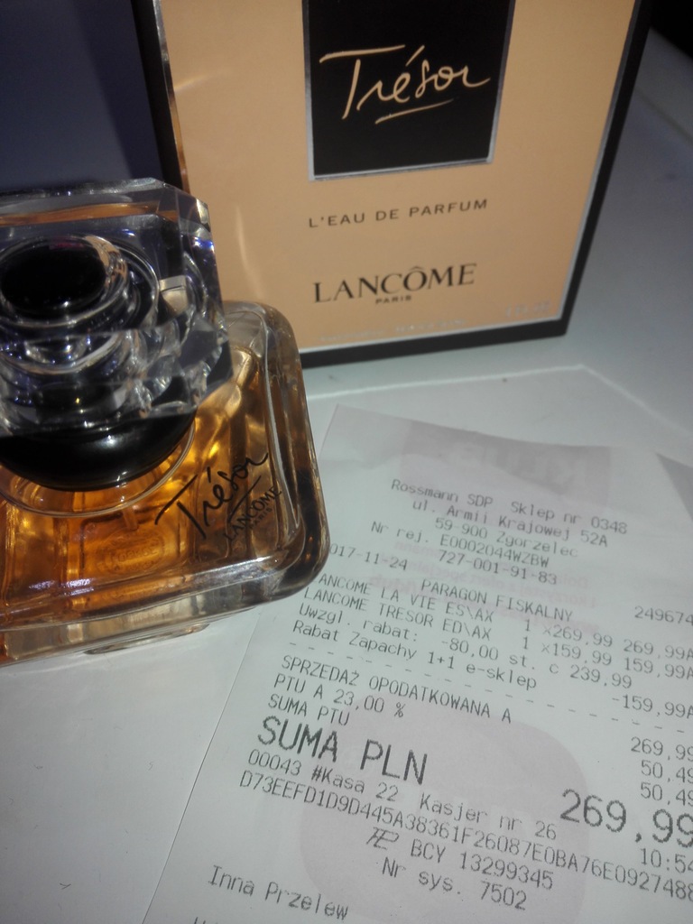 Lancome tresor 30 ml paragon z rossmana 