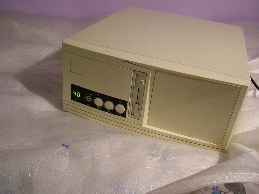 Komputer Pc 386 40Mhz komplet Unitikat Anyk Retro