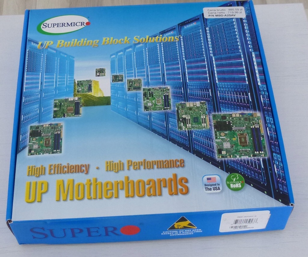 Płyta główna Intel Atom Supermicro MBD-A2SAV-O 7410450615