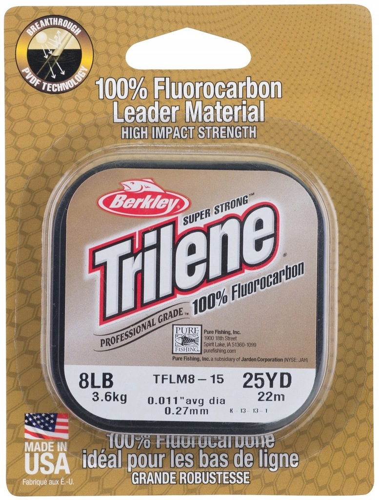 Fluorocarbon Trilene Leader Berkley 0.38mm