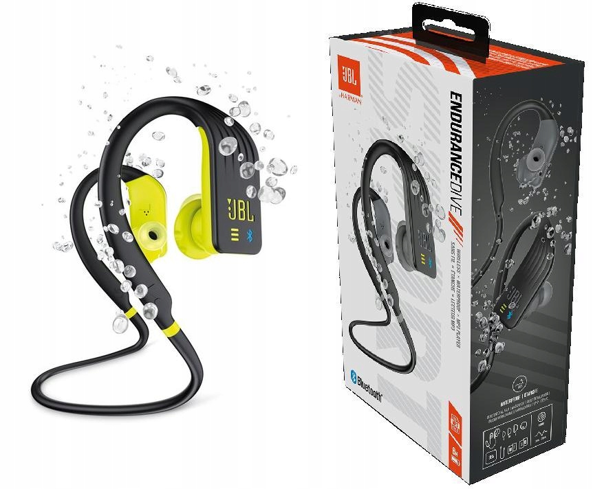 JBL ENDURANCE DIVE WBUDOWANA PAMIĘĆ 1GB IPX7 LIME