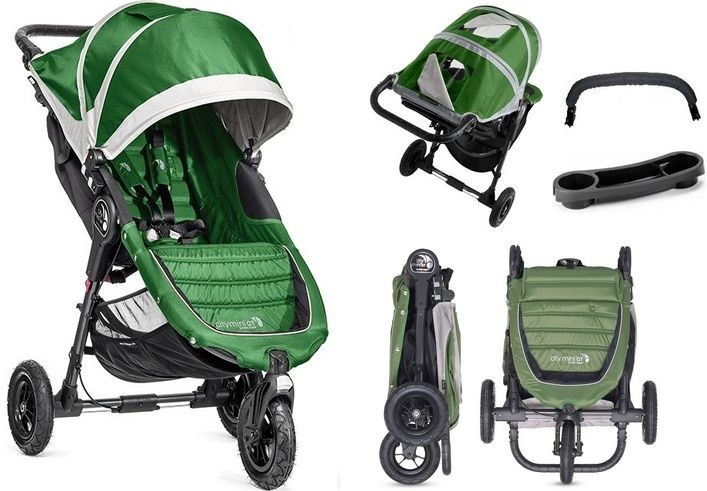WÓZEK BABY Jogger CITY MINI GT-EVERGREEN+PAŁĄK