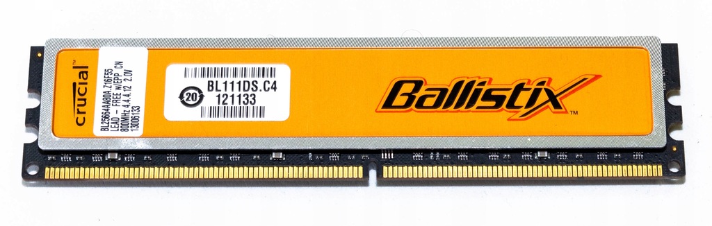 RAM Crucial Ballistix 2GB DDR2 800MHz CL4 2.0V