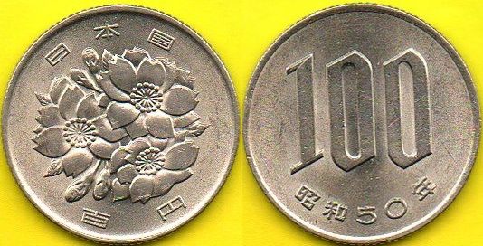 Japonia  100  Yen  1975 r.