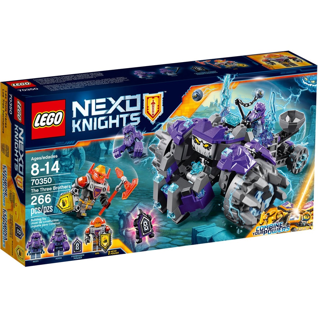 Lego Nexo Knights Moce Do Skanowania LEGO NEXO KNIGHTS 70350 TRZEJ BRACIA Kraków - 7116930158 - oficjalne