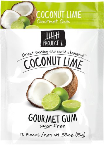 Project 7 Coconut Lime Gourmet Gum | Coś słodkiego
