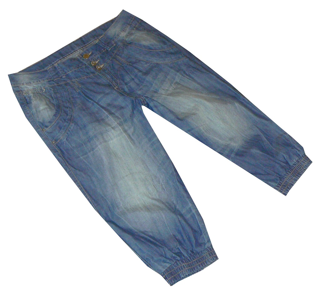 42_NEW LOOK_SPODNIE JEANS RYBACZKI 058