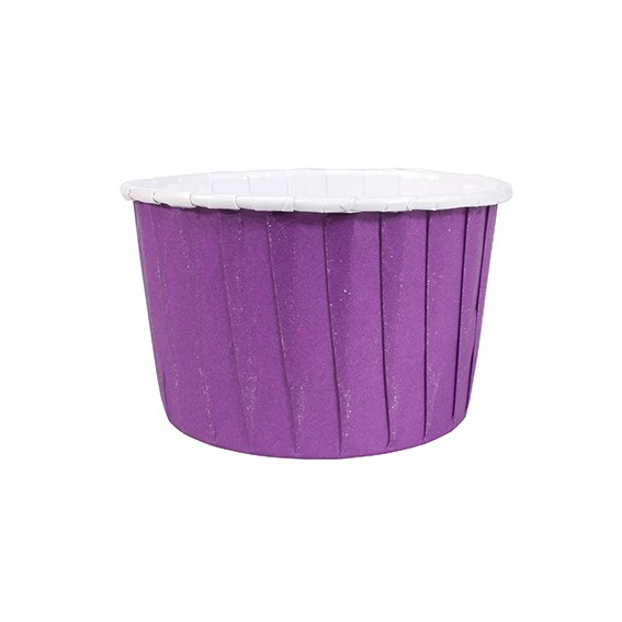 Papilotki Kubeczki na Muffiny Desery 24szt FIOLET