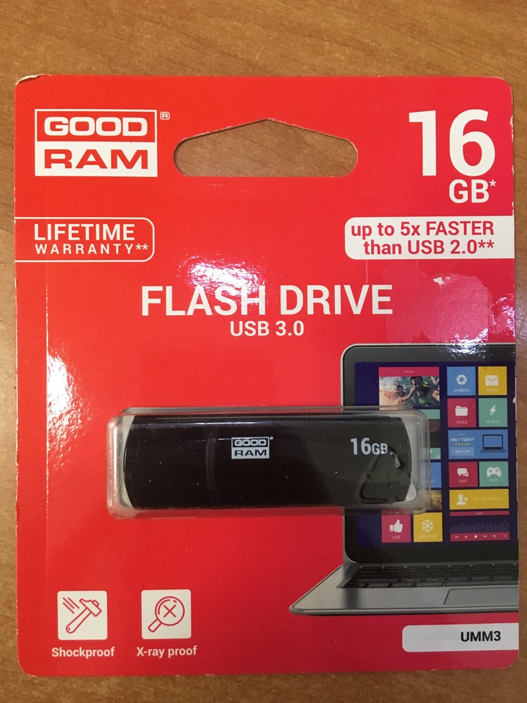 PENDRIVE GOODRAM 16GB USB 3.0