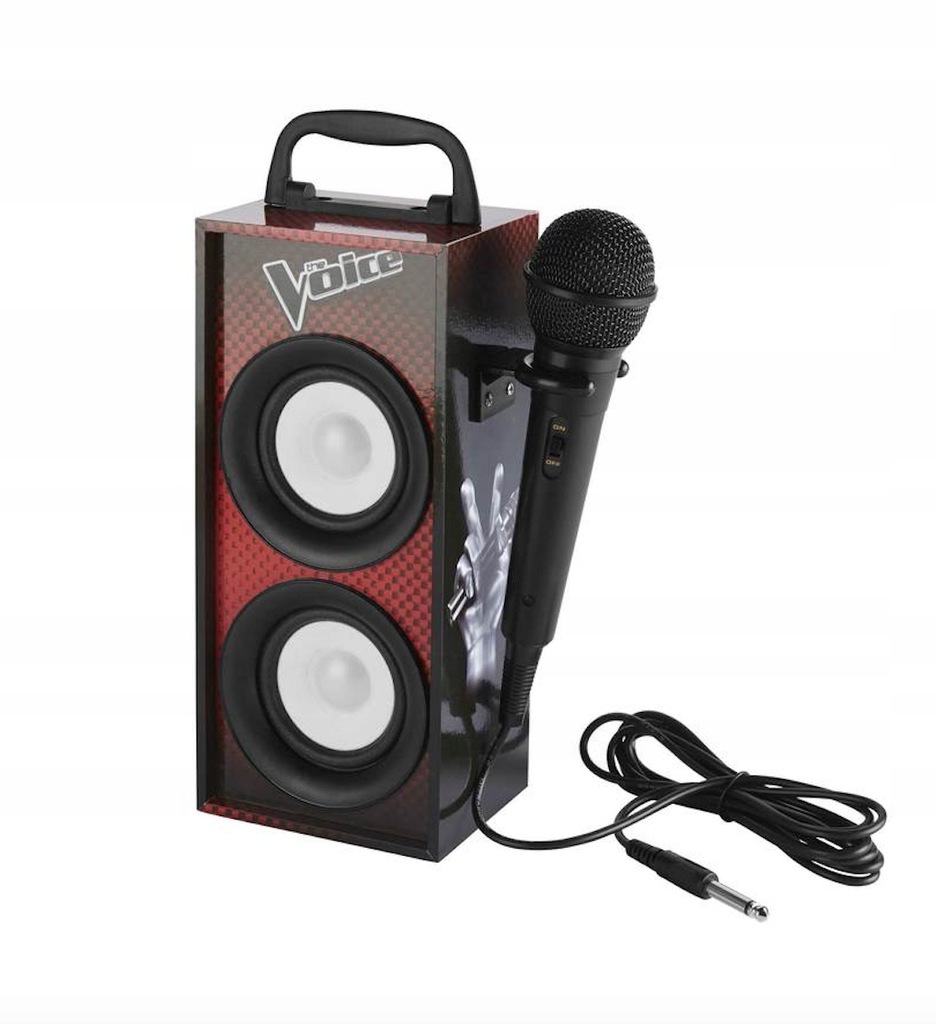 Przenośne Karaoke Mikrofon The VOICE Bluetooth LED