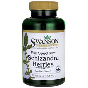 Swanson Schizandra Berries 90cap CYTRYNIEC CHINSKI