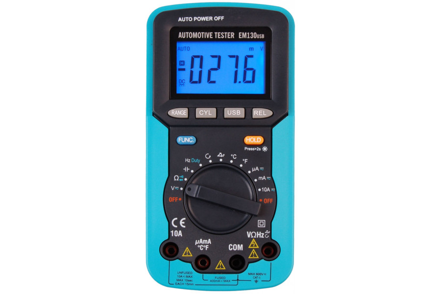 ENERGYLAB MIERNIK MULTIMETR EM130USB LCD USB SONDA
