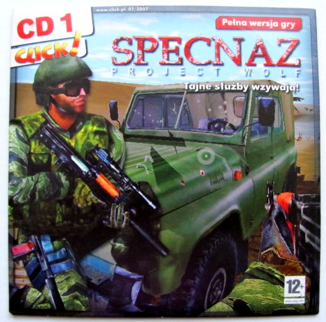 SPECNAZ PROJECT WOLF -pełna wersja gry/jak nowa