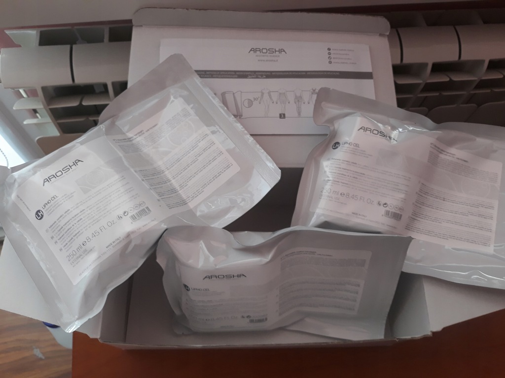 Bandaże Arosha LIPHO CEL box 3 zabiegi na cellulit