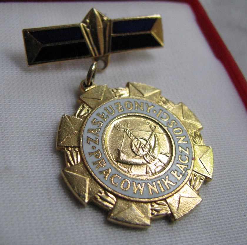 Złota Odznaka Zasłużony Pracownik Łącznośći