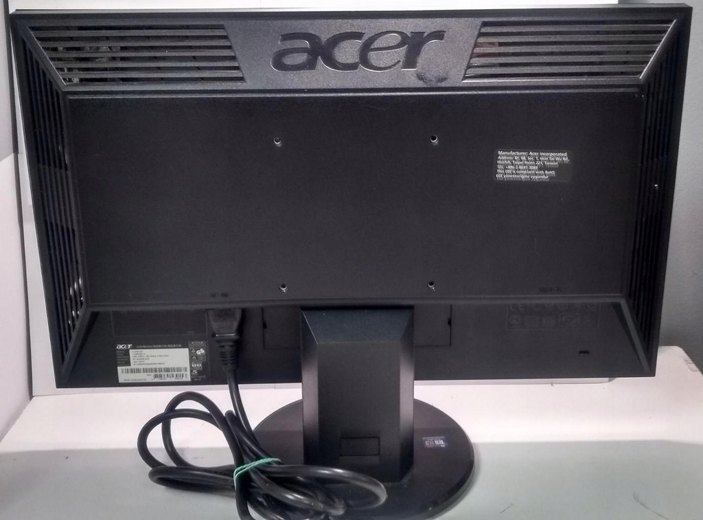 Acer v193hqv не включается