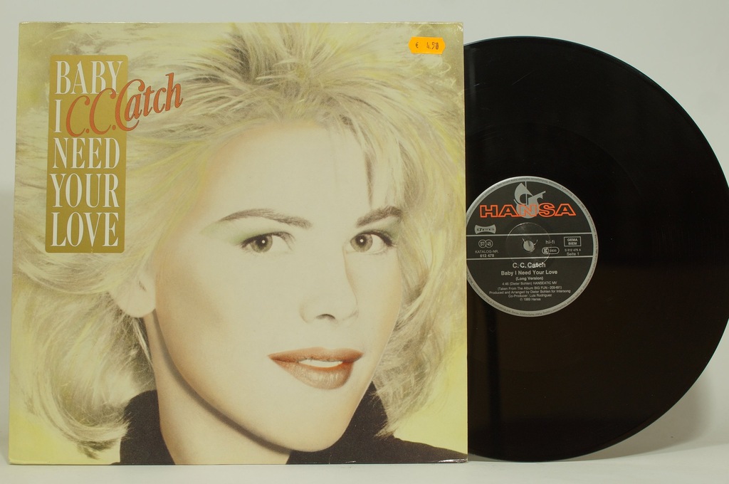 C.C. Catch - Baby I Need Your Love     MAXI SINGLE