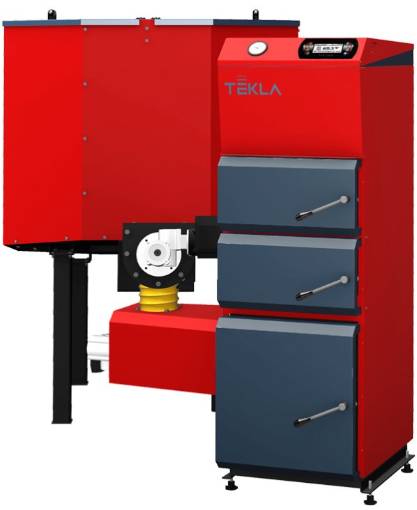 KOCIOŁ TEKLA DRACO DUO ECO 16 ZRĘBKI, PELLET 240L