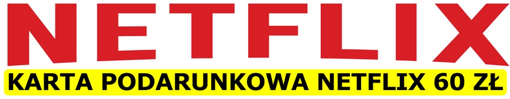 KARTA PODARUNKOWA PRZEDPŁACONA NETFLIX 60 ZŁ 24/7