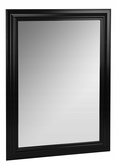 Lustro w czarnej ramie Duże 104x74 cm lustra