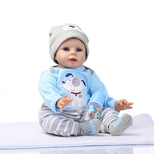 83B2 Lalka bobas Nicery Newborn Baby 55 cm